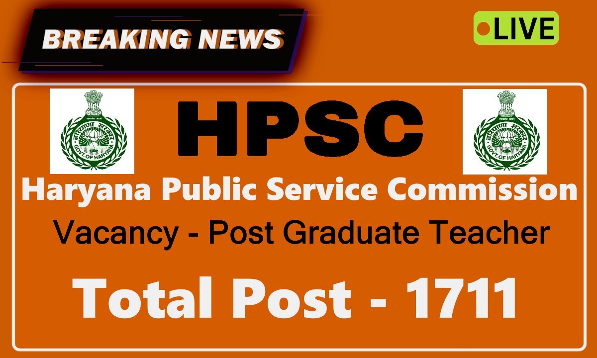 HPSC PGT Recruitment 2025