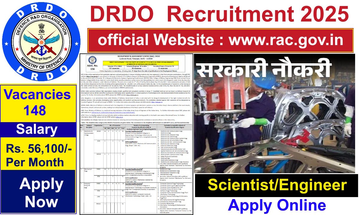 DRDO Application Form